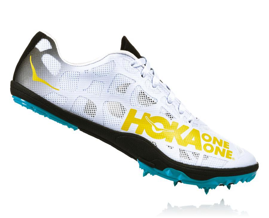 Hoka One One Spikes Womens White - Rocket X - 78650PJFE